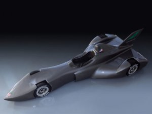 DeltaWing Indy Car Concept Poster Print on 10 mil Archival Satin Paper 16" x 12"