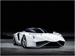 e-Wolf e-2 Concept Car Poster Print on 10 mil Archival Satin Paper 20" x 15"