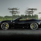 Edo Ferrari California Car Poster Print on 10 mil Archival Satin Paper 16" x 12"
