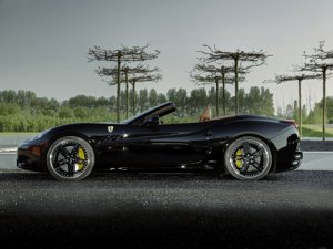 Edo Ferrari California Car Poster Print on 10 mil Archival Satin Paper 16" x 12"
