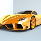 Ferrari Aurea Spider Car Poster Print on 10 mil Archival Satin Paper 20" x 15"