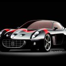 Ferrari Vandenbrink 599 GTO Mugello Car Poster Print on 10 mil Archival Satin Paper 20" x 15"