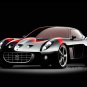 Ferrari Vandenbrink 599 GTO Mugello Car Poster Print on 10 mil Archival Satin Paper 20" x 15"