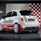 Fiat Abarth 500 R3T Rally Car Poster Print on 10 mil Archival Satin Paper 16" x 12"