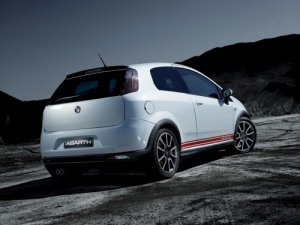Fiat Abarth Grande Punto Preview Car Poster Print on 10 mil Archival Satin Paper 20" x 15"