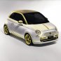 Fenice Milano Fiat 500 La Dolce Vita Car Poster Print on 10 mil Archival Satin Paper 20" x 15"