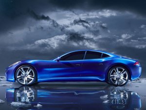 Fisker Karma S Car Poster Print on 10 mil Archival Satin Paper 16" x 12"