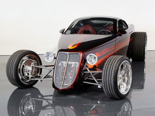 Foose Coupe Car Poster Print on 10 mil Archival Satin Paper 16" x 12"