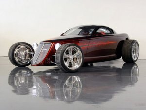 Foose Coupe Car Poster Print on 10 mil Archival Satin Paper 20" x 15"