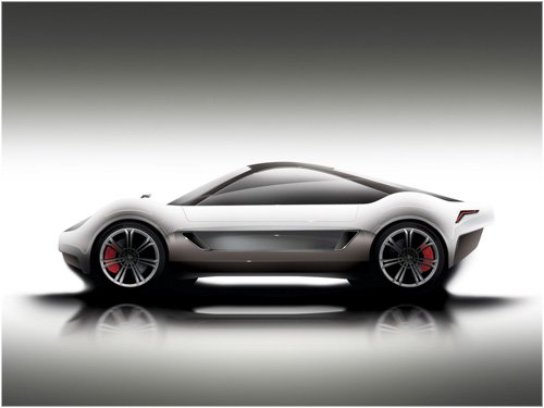 GT Crossover Concept Design Car Poster Print on 10 mil Archival Satin Paper 20" x 15"