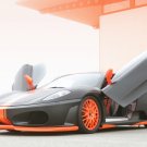 Hamann Ferrari F430 Black Miracle Car Poster Print on 10 mil Archival Satin Paper 16" x 12"