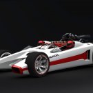 Honda Racer Car Poster Print on 10 mil Archival Satin Paper 16" x 12"
