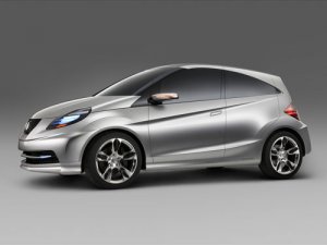 Honda New Small Concept Car Poster Print on 10 mil Archival Satin Paper 16" x 12"