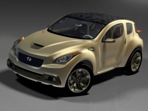 Hyundai HCD-10 Hellion Concept Car Poster Print on 10 mil Archival Satin Paper 16" x 12"