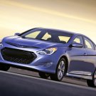 Hyundai Sonata Hybrid Car Poster Print on 10 mil Archival Satin Paper 16" x 12"