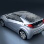 Hyundai Blue-Will Concept Car Poster Print on 10 mil Archival Satin Paper 16" x 12"