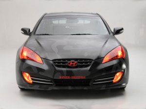 Hyundai Street Concepts Genesis Coupe Car Poster Print on 10 mil Archival Satin Paper 20" x 15"