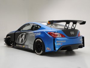Hyundai Rhys Millen Racing Genesis Coupe Car Poster Print on 10 mil Archival Satin Paper 20" x 15"