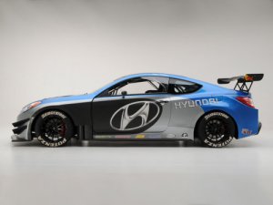 Hyundai Rhys Millen Racing Genesis Coupe Car Poster Print on 10 mil Archival Satin Paper 20" x 15"