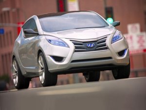 Hyundai Nuvis Concept Car Poster Print on 10 mil Archival Satin Paper 20" x 15"