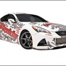 Hyundai GReddy X-Gen Street Genesis Coupe Car Poster Print on 10 mil Archival Satin Paper 20" x 15"