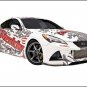 Hyundai GReddy X-Gen Street Genesis Coupe Car Poster Print on 10 mil Archival Satin Paper 20" x 15"