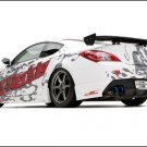 Hyundai GReddy X-Gen Street Genesis Coupe Car Poster Print on 10 mil Archival Satin Paper 20" x 15"