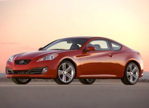 Hyundai Genisis Coupe Car Poster Print on 10 mil Archival Satin Paper 16" x 12"