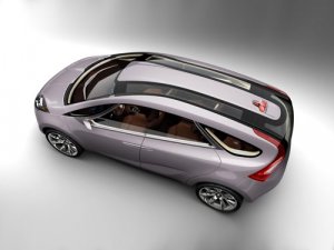 Hyundai HED-5 iMode Concept Car Poster Print on 10 mil Archival Satin Paper 20" x 15"