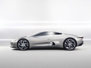 Jaguar C-X75 Concept Car Poster Print on 10 mil Archival Satin Paper 16" x 12"