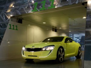 Kia Kee Concept Car Poster Print on 10 mil Archival Satin Paper 16" x 12"