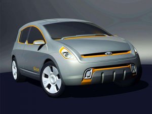Kia KD1 Slice Concept Car Poster Print on 10 mil Archival Satin Paper 16" x 12"