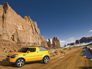 Kia Soul'ster Concept Car Poster Print on 10 mil Archival Satin Paper 20" x 15"