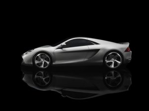 Kleeman D-SCK Concept Car Poster Print on 10 mil Archival Satin Paper 16" x 12"