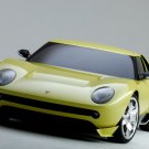 Lamborghini Miura Concept Car Poster Print on 10 mil Archival Satin Paper 16" x 12"