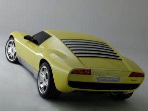 Lamborghini Miura Concept Car Poster Print on 10 mil Archival Satin Paper 16" x 12"