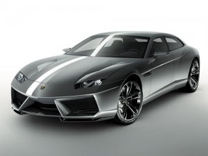 Lamborghini Estoque Concept Car Poster Print on 10 mil Archival Satin Paper 16" x 12"
