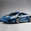 Lamborghini Gallardo LP560-4 Polizia Car Poster Print on 10 mil Archival Satin Paper 16" x 12"
