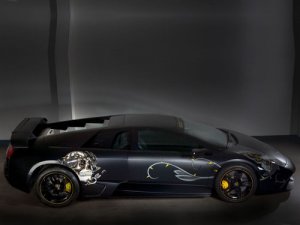 Edo Lamborghini Murcielago LP710 Audigier Car Poster Print on 10 mil Archival Satin Paper 16" x 12"