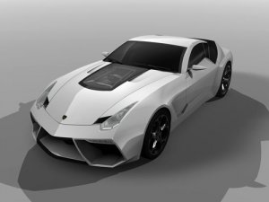 Lamborghini Toro Concept Design Car Poster Print on 10 mil Archival Satin Paper 16" x 12"