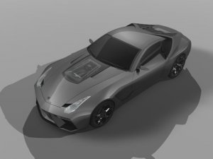 Lamborghini Toro Concept Design Car Poster Print on 10 mil Archival Satin Paper 16" x 12"