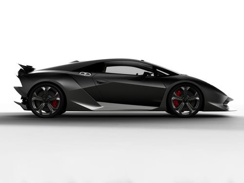 Lamborghini Sesto Elemento Concept Car Poster Print on 10 mil Archival Satin Paper 16" x 12"