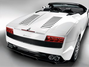 Lamborghini Gallardo LP560-4 Spyder Car Poster Print on 10 mil Archival Satin Paper 20" x 15"