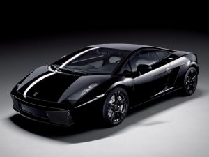 Lamborghini Gallardo Nera Car Poster Print on 10 mil Archival Satin Paper 20" x 15"