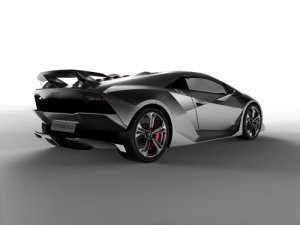 Lamborghini Sesto Elemento Concept Car Poster Print on 10 mil Archival Satin Paper 20" x 15"
