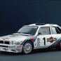 Lancia Delta S4 Gruppo B Car Poster Print on 10 mil Archival Satin Paper 16" x 12"