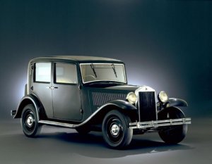 Lancia Augusta (1933) Car Poster Print on 10 mil Archival Satin Paper 20" x 15"