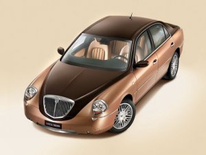 Lancia Thesis Bicolore Car Poster Print on 10 mil Archival Satin Paper 20" x 15"