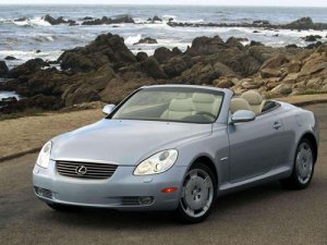 Lexus SC430 Convertible Pebble Beach Car Poster Print on 10 mil Archival Satin Paper 16" x 12"