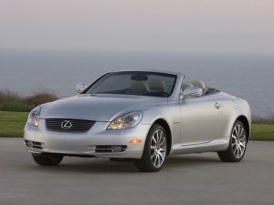 Lexus SC430 Convertible Pebble Beach Car Poster Print on 10 mil Archival Satin Paper 16" x 12"